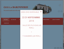 Tablet Screenshot of labaronnerie.fr